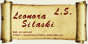Leonora Silaški vizit kartica